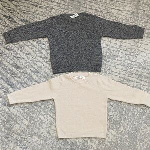 H&M Kids Sweaters in Gray and Cream